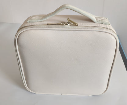 Large Capacity Cosmetic Case With LED Mirror High Sense Multifunctional Storage For Makeup Artist Cosmetic Bag