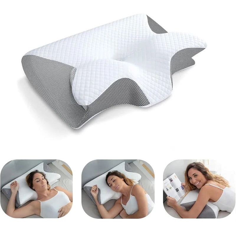 2-in-1 Cervical Pillow – Orthopedic Comfort & Ergonomic Support